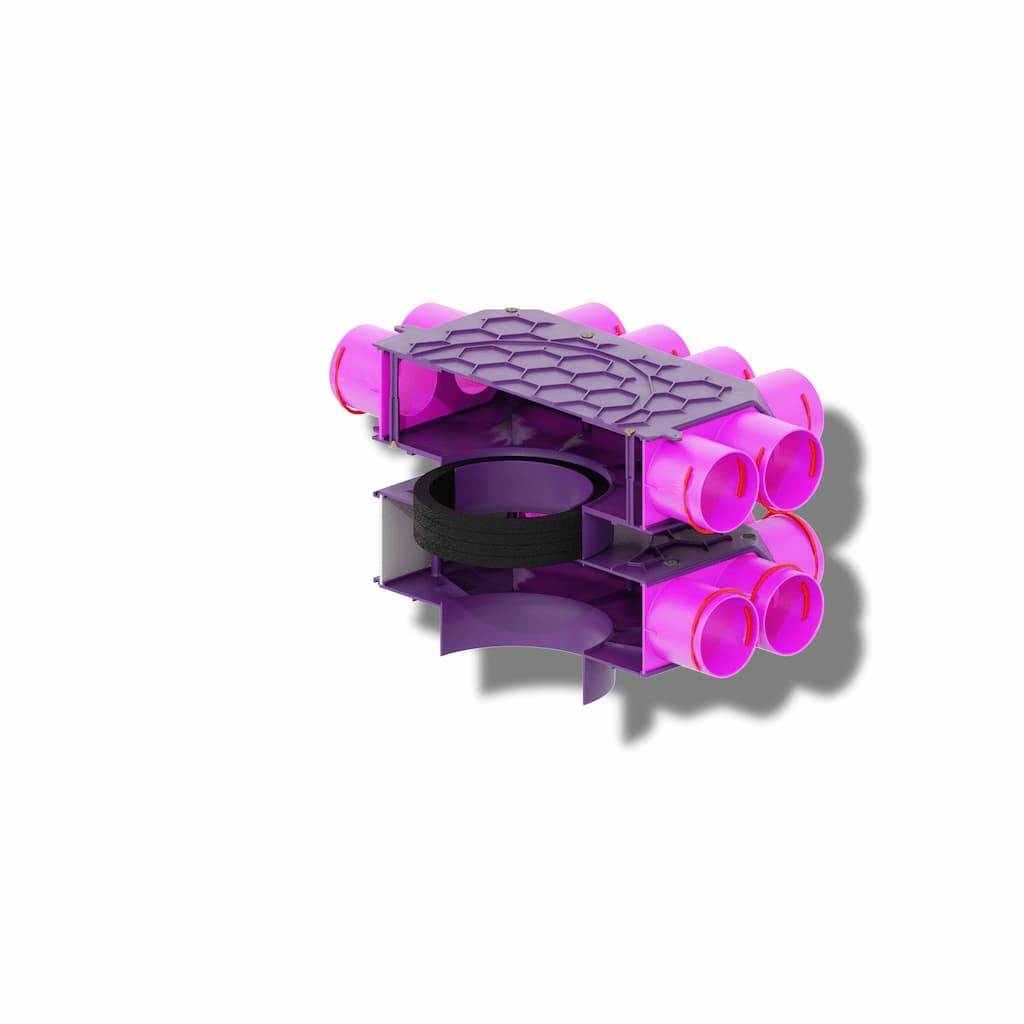 Distribuitor unghiular dublu 16×75/200 MAX-VENT