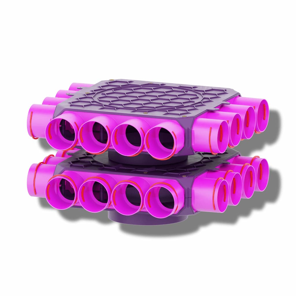 Distribuitor unghiular dublu 24×75/200 MAX-VENT