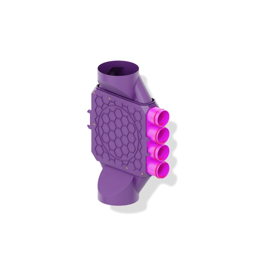 Distribuitor unghiular simplu 4×75/200 MAX-VENT (200-4000)