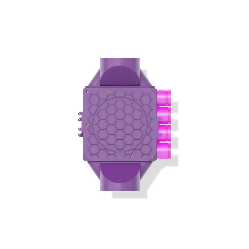 Distribuitor unghiular simplu 4×75/200 MAX-VENT (200-4000)