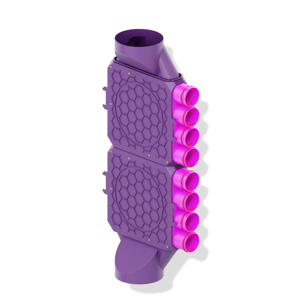 Distribuitor unghiular simplu 8×75/200 MAX-VENT (200-8000)