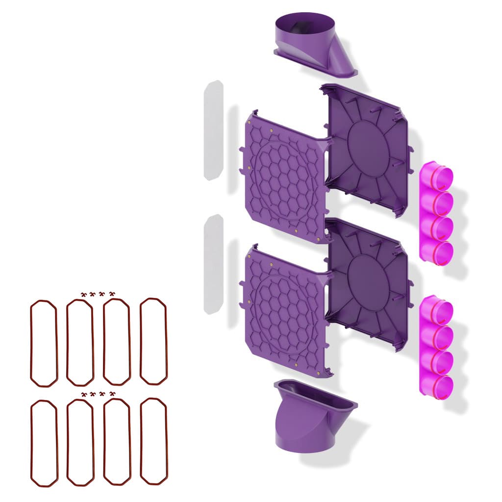 Distribuitor unghiular simplu 8×75/200 MAX-VENT (200-8000)