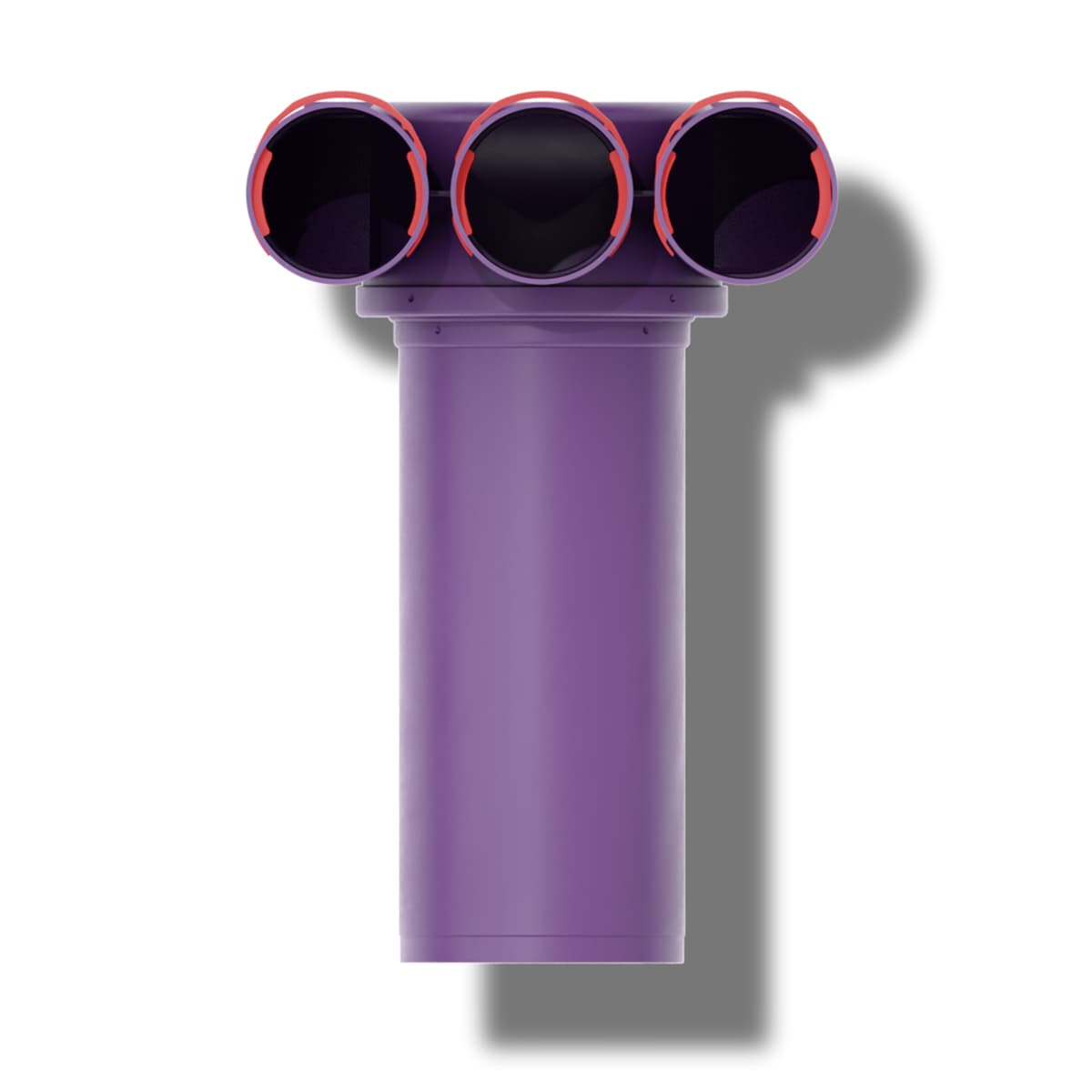 Cutie plenum MAX-VENT fata trei duze mov din pp romania